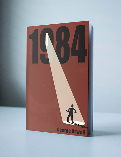 1984 book cover render